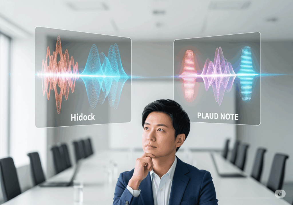 用途別おすすめAIボイスレコーダー徹底比較：Hidock vs PLAUD NOTE